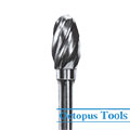 16x25 Tungsten Carbide Bur 6mm shank