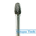 10x16 Tungsten Carbide Bur  6mm shank