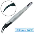 ESD PPS Tipped Tweezers J-Curved Tip PTZ-43 Engineer
