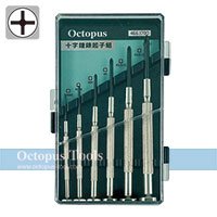 6-Piece Screwdriver Set for Watch Repair Philips w/ Case