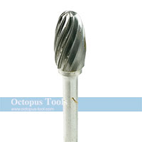 12x22 Tungsten Carbide Bur 6mm shank