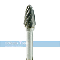 10x20 Tungsten Carbide Bur 6mm shank