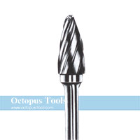 16x25 Tungsten Carbide Bur 6mm shank