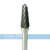 10x25 Tungsten Carbide Bur 6mm shank