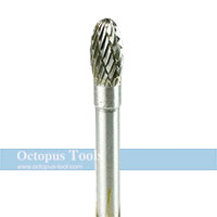 8x13mm Tungsten Carbide Rotary Bur  6mm shank