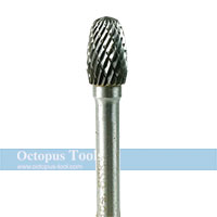 10x16 Tungsten Carbide Bur  6mm shank