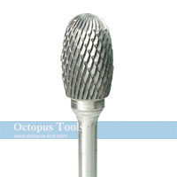 16x25mm Tungsten Carbide Rotary Bur  6mm shank