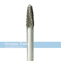 6x18mm Tungsten Carbide Rotary Bur 6mm shank