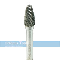 10x20 Tungsten Carbide Bur 6mm shank