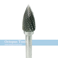 12x25 Tungsten Carbide Bur  6mm shank