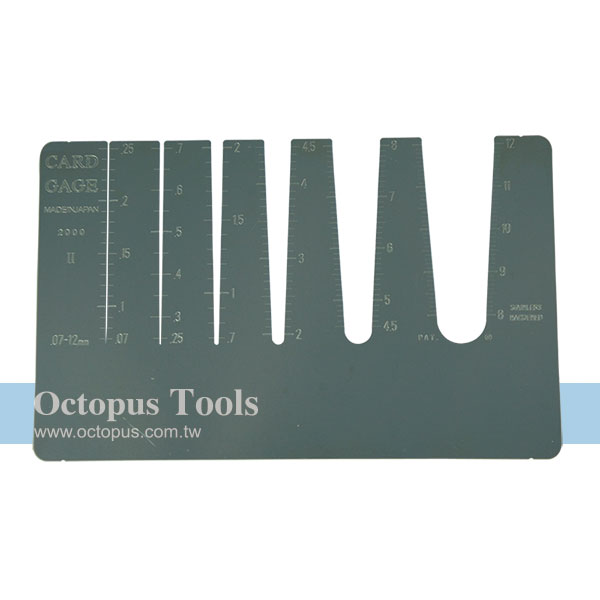 Super Thin Card Ruler Caliper 0.1mm