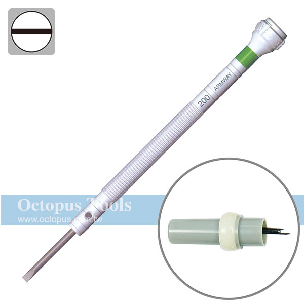 Precision Screwdriver for Watch Repair (Slotted, 0.6 mm)