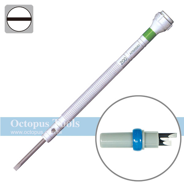 Precision Screwdriver for Watch Repair (Slotted, 2.5mm)
