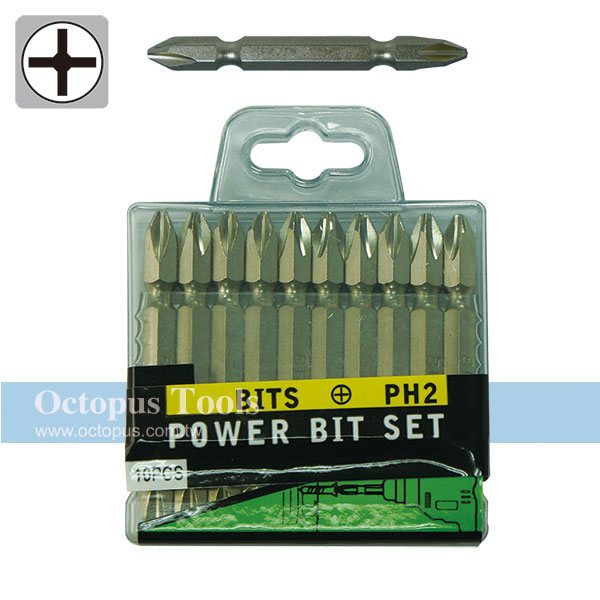 Double-Ended #2 Philips Screwdriver Power Bit 65mm Long