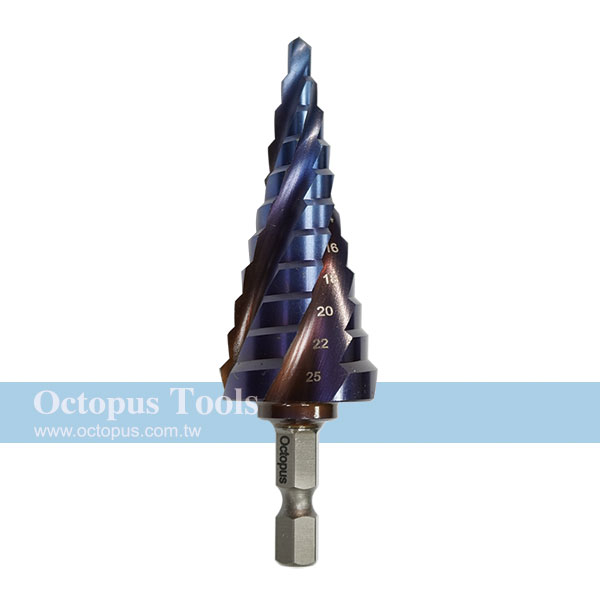 M35 Step Drill Bit Hex Shank 4-25mm
