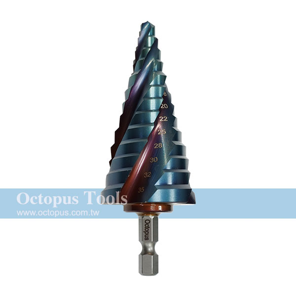 M35 Step Drill Bit Hex Shank 6-35mm