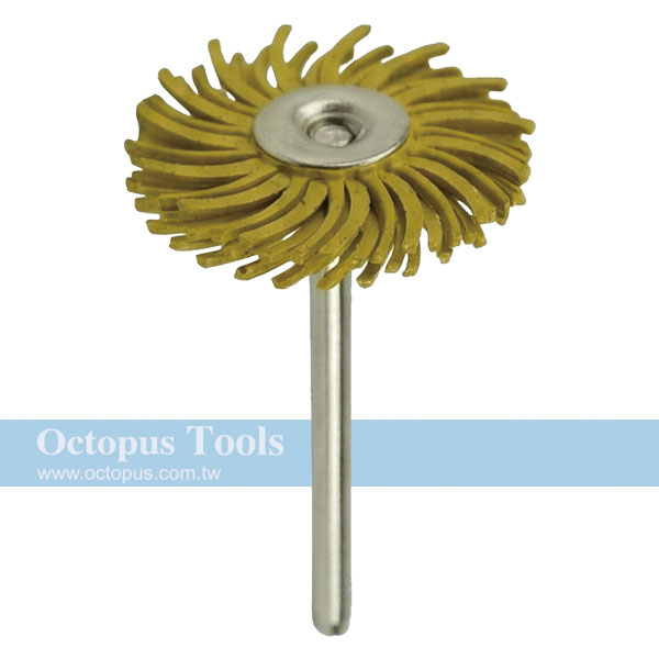 Nylon Abrasive Polishing Wheel with Mandrel 80#