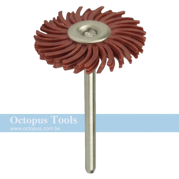 Nylon Abrasive Polishing Wheel with Mandrel 220#