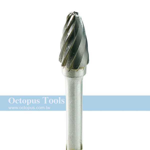10x20 Tungsten Carbide Bur 6mm shank