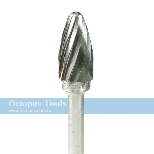 12x25 Tungsten Carbide Bur 6mm shank