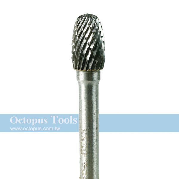 10x16 Tungsten Carbide Bur  6mm shank