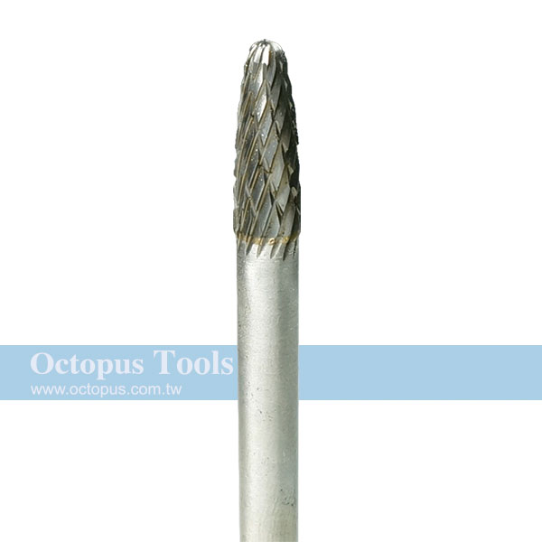 6x18mm Tungsten Carbide Rotary Bur 6mm shank