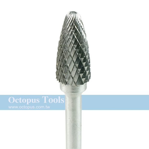 12x25 Tungsten Carbide Bur 6mm shank