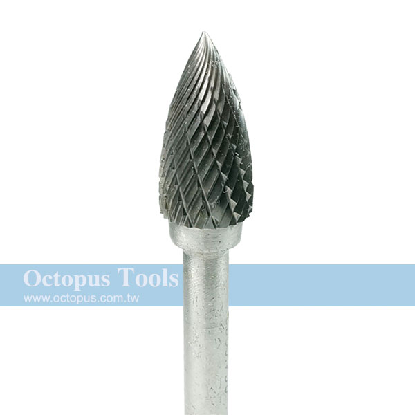 12x25 Tungsten Carbide Bur  6mm shank