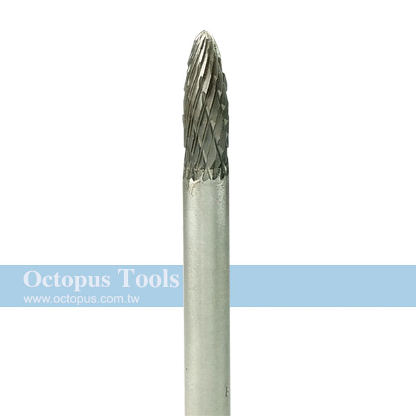 6x18mm Tungsten Carbide Rotary Bur  6mm shank