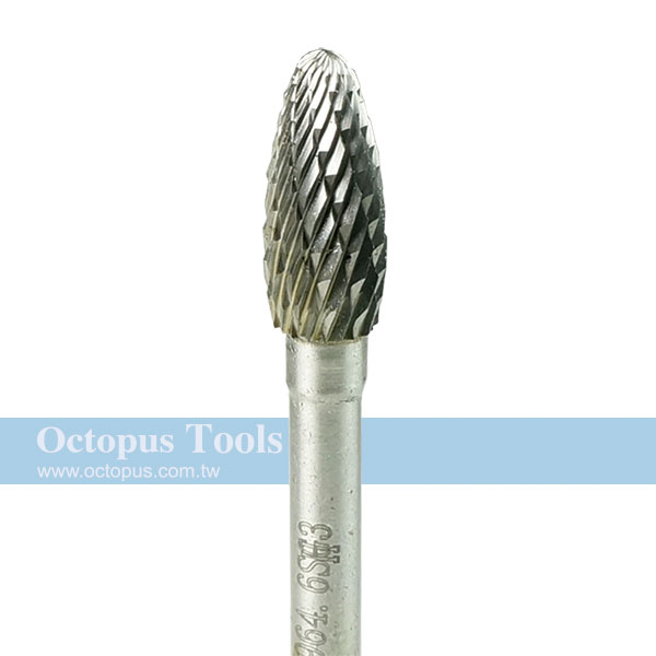 10x25mm Tungsten Carbide Rotary Bur  6mm shank