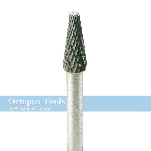8x22 Tungsten Carbide Rotary Bur  6mm shank