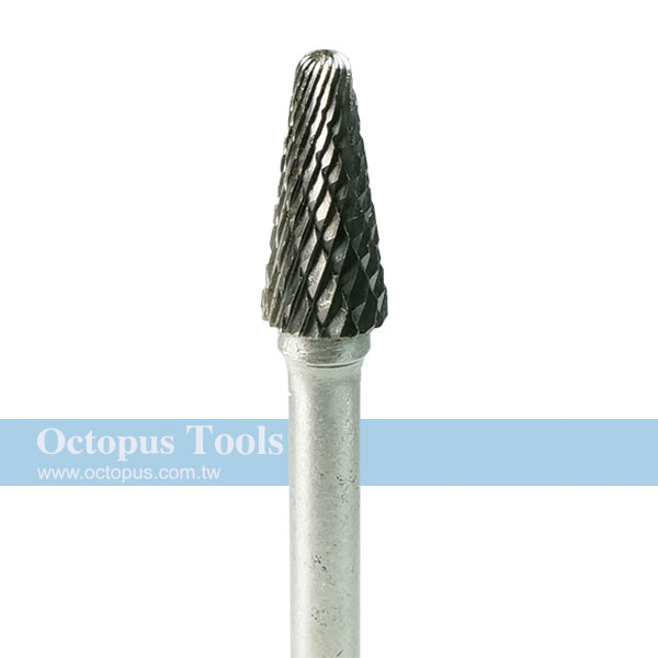 10x25 Tungsten Carbide Bur 6mm shank