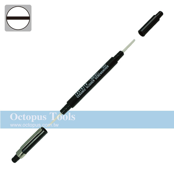 Ceramic Alignment Driver, Both Ends, Slotted 0.4x0.9mm / Slotted 0.4x1.8mm