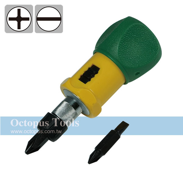 Replaceable Ratchet Driver Slotted/Philips DR-03